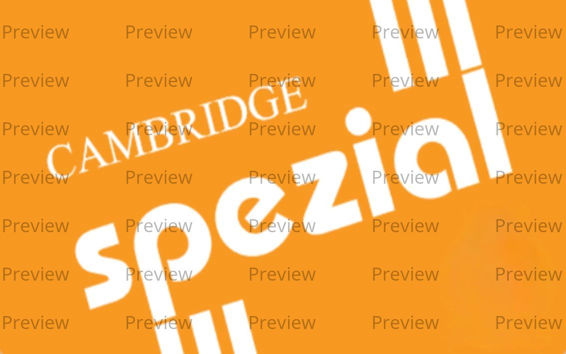 Cambridge Spezial Stickers