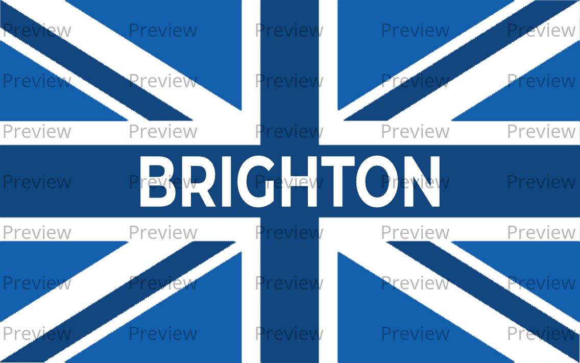 Brighton Union Jack Stickers