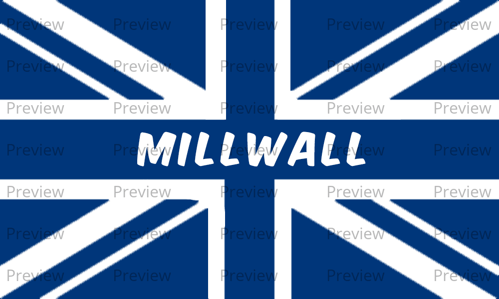 Millwall Union Jack Stickers