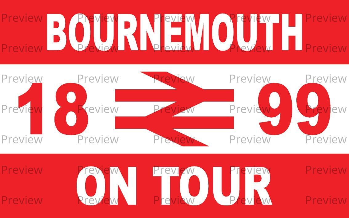Bournemouth On Tour Stickers