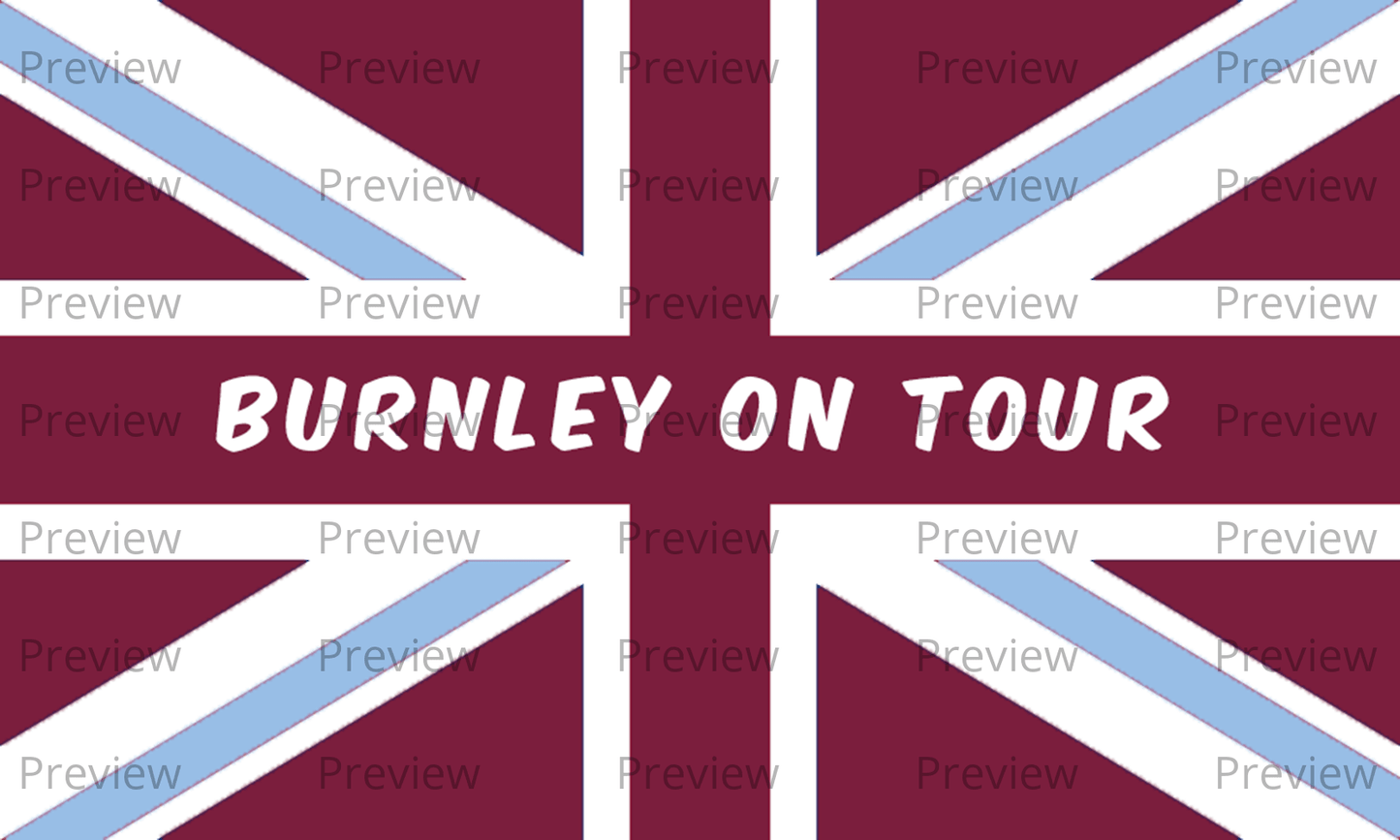 Burnley On Tour Stickers