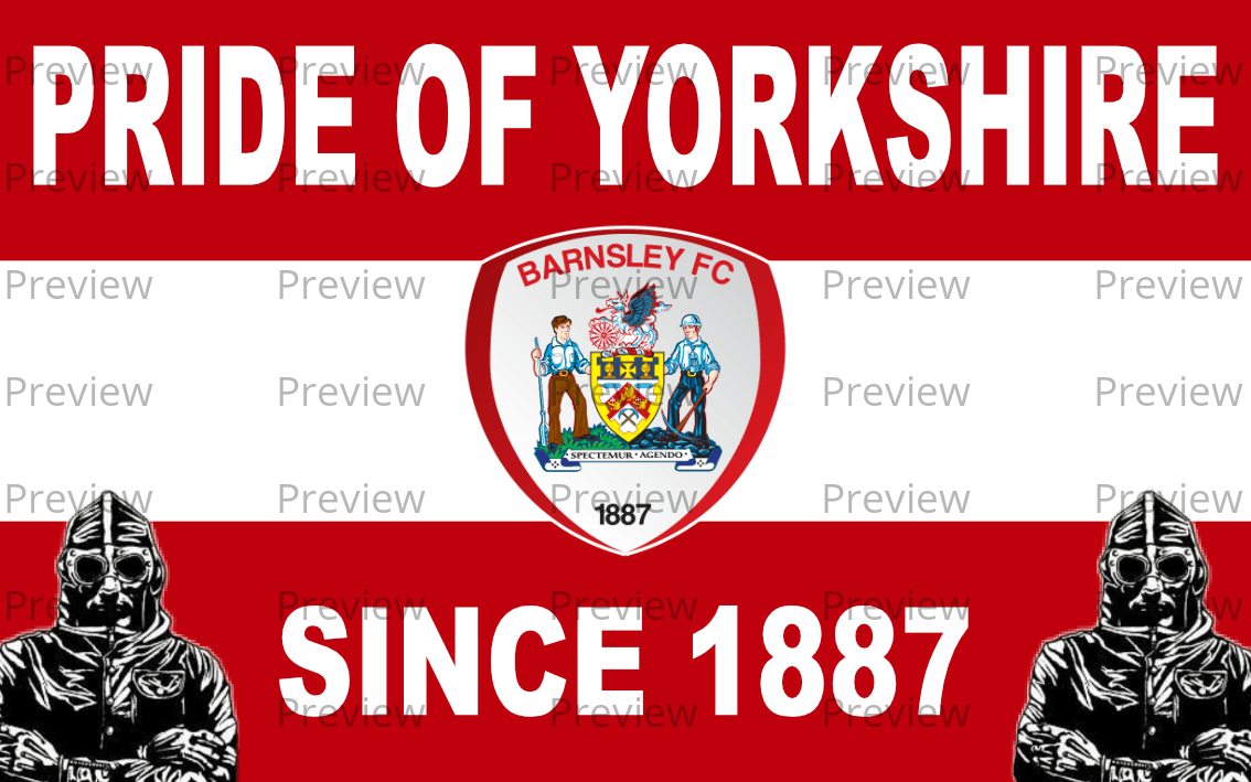 Barnsley Pide Of Yorkshire Stickers