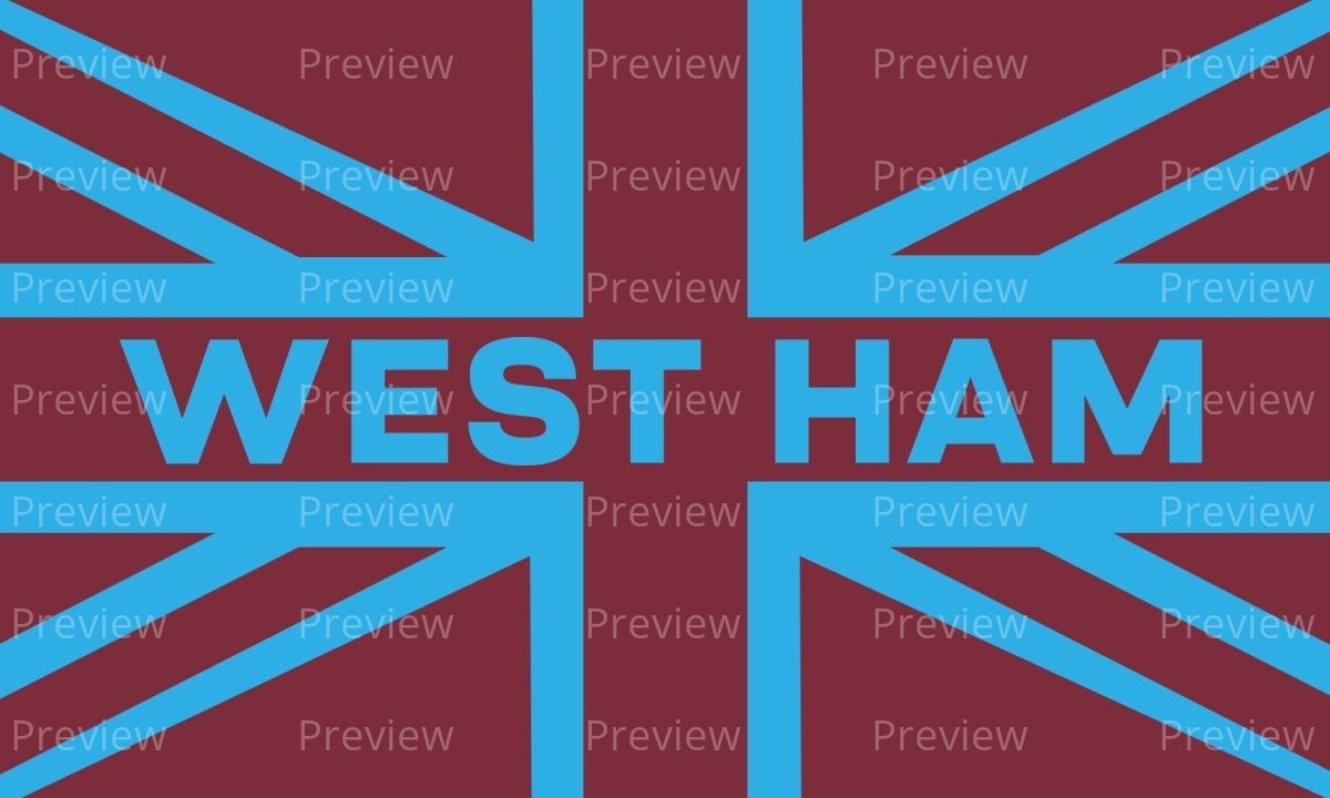 West Ham Union Jack Stickers