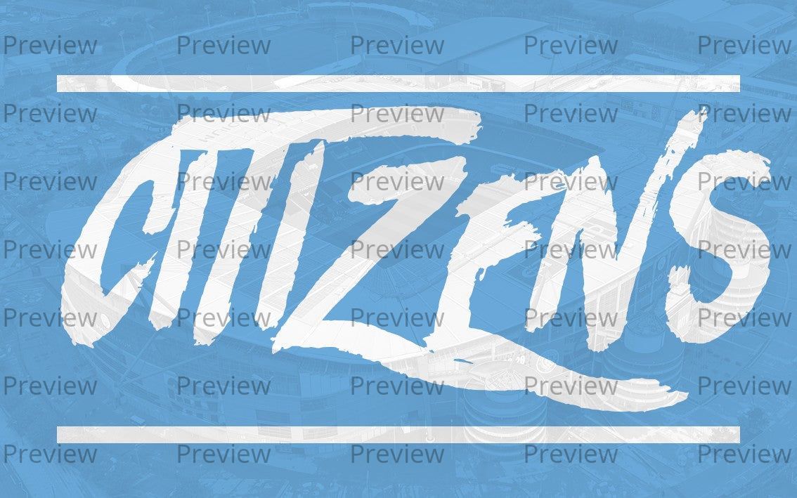 Man City Citizens Stickers