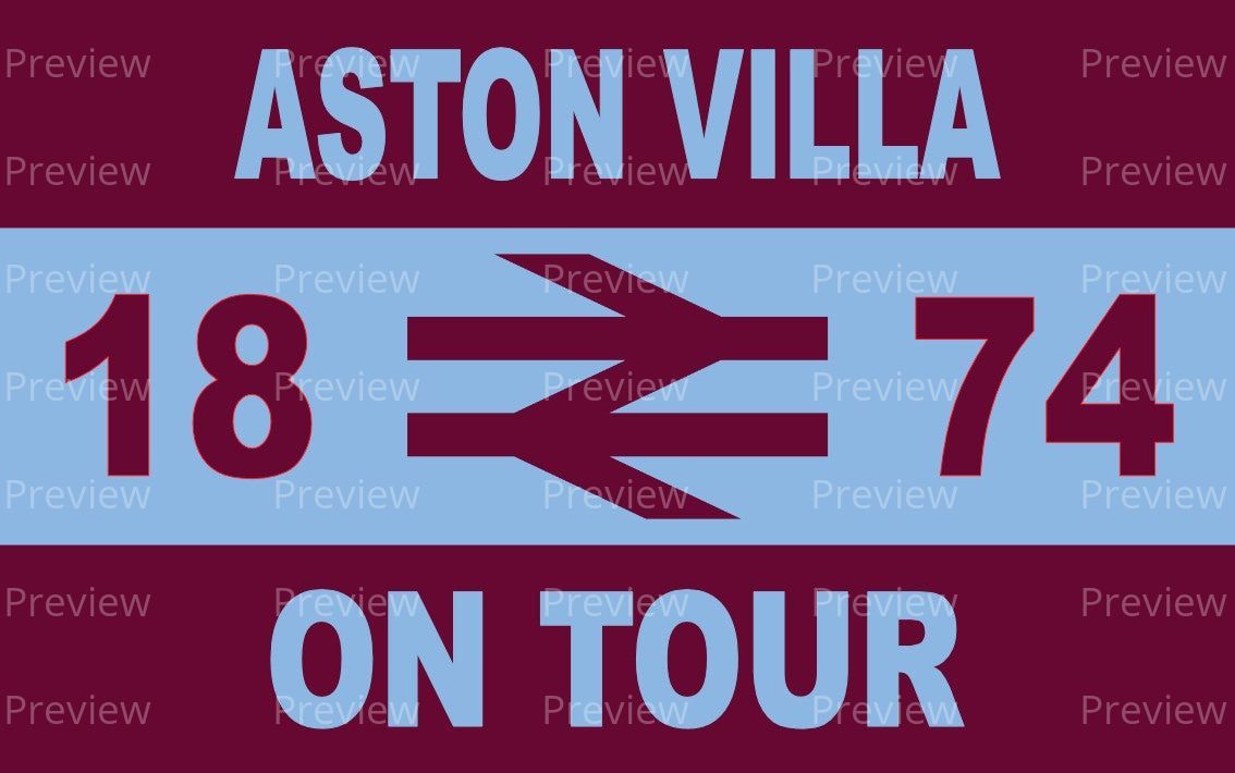 Aston Villa On Tour Stickers