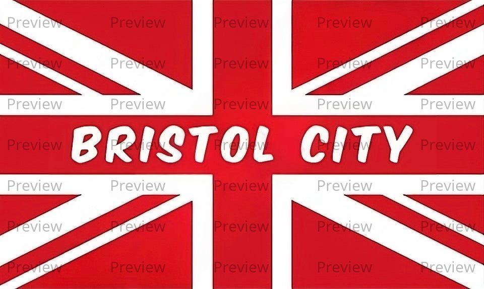 Bristol City Union Jack Stickers