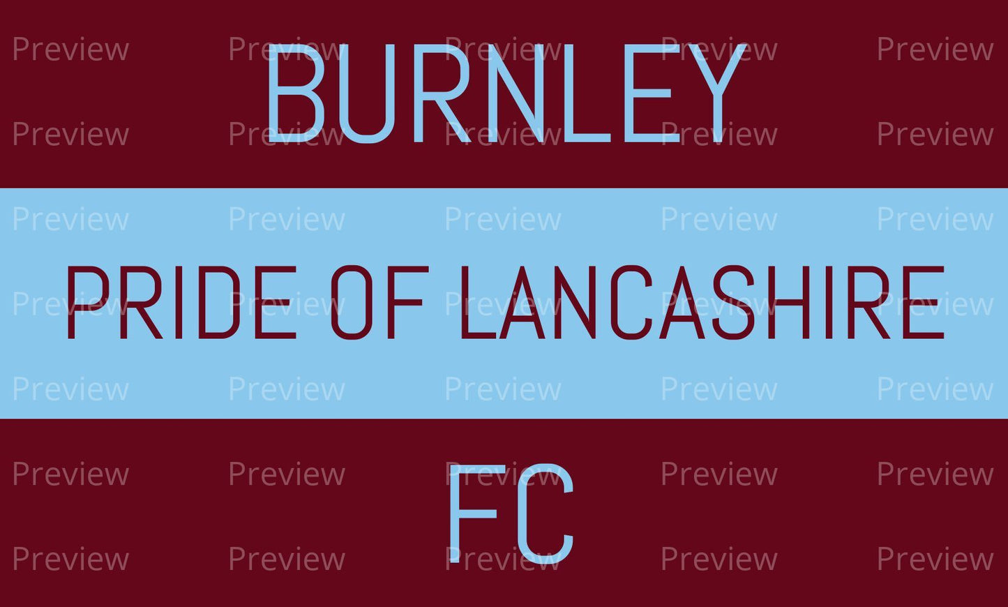 Burnley Pride Of Lanc Stickers