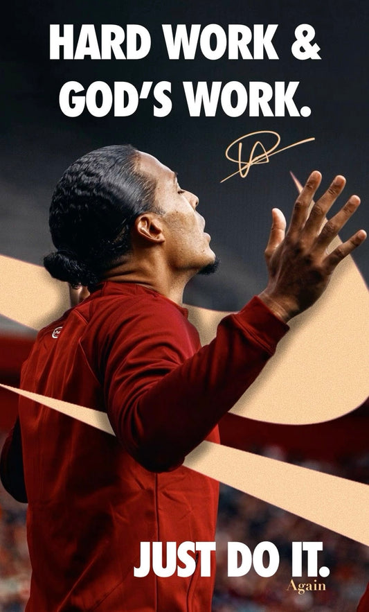 Virgil Van Dijk Quote A4 Poster