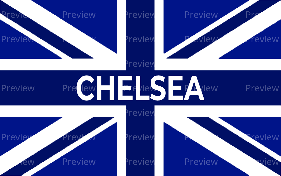Chelsea Union Jack Stickers