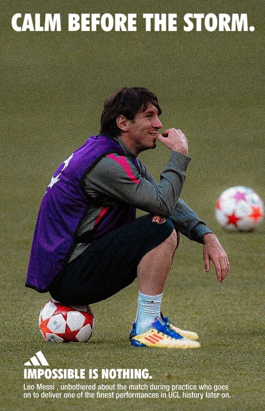 Messi Quote A4 Poster