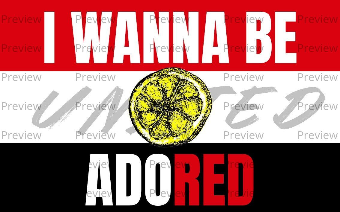 Man Utd United I Wanna Be Adored Stickers