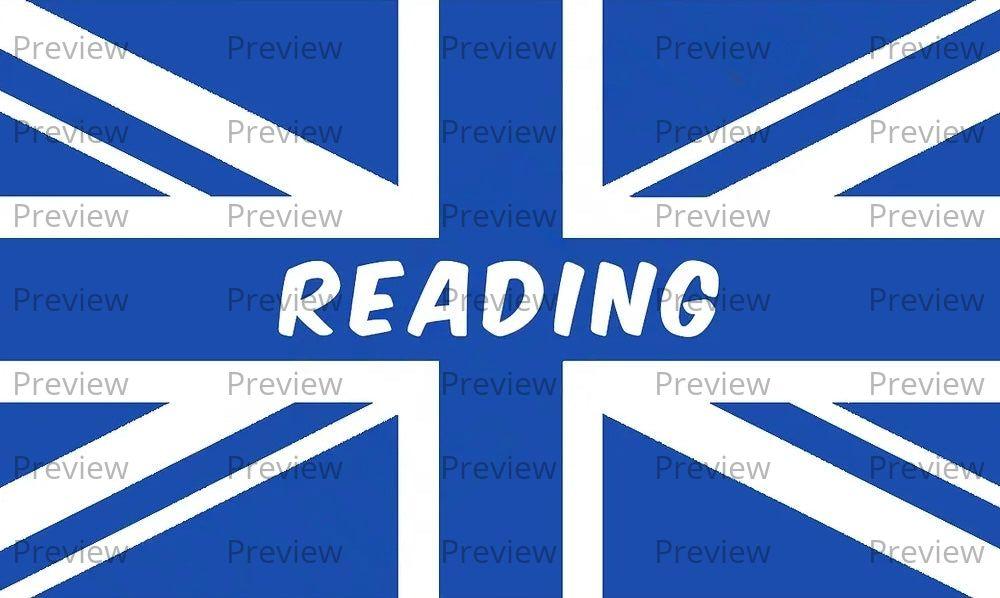 Reading Union Jack Stickers