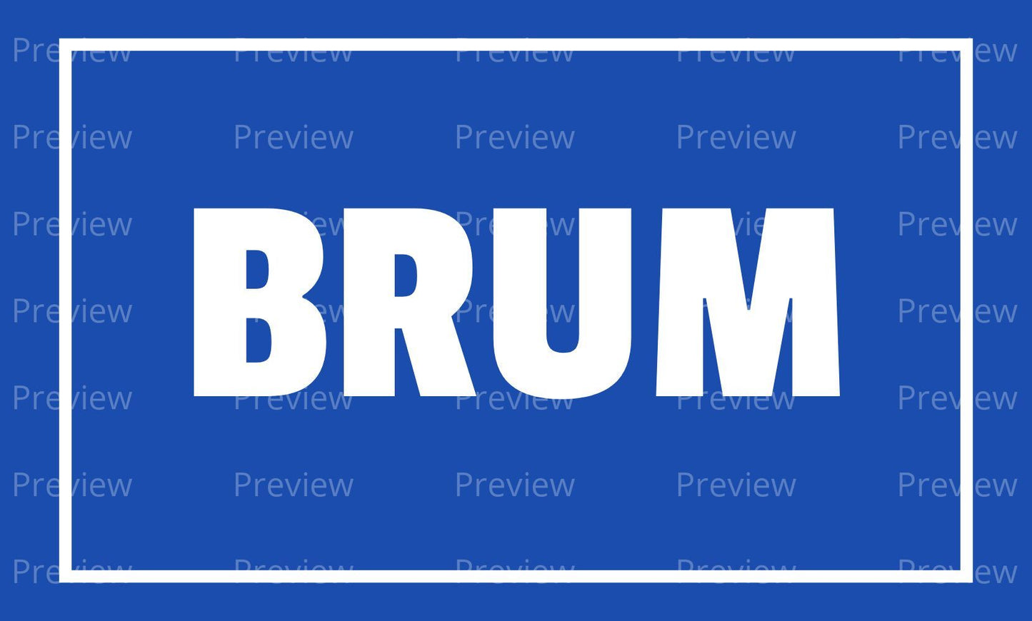 Birmingham BRUM Stickers