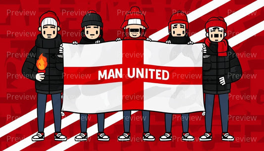 Man Utd Hooligan Stickers