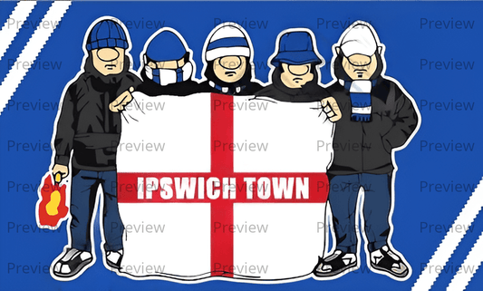 Ipswich Hooligan Stickers