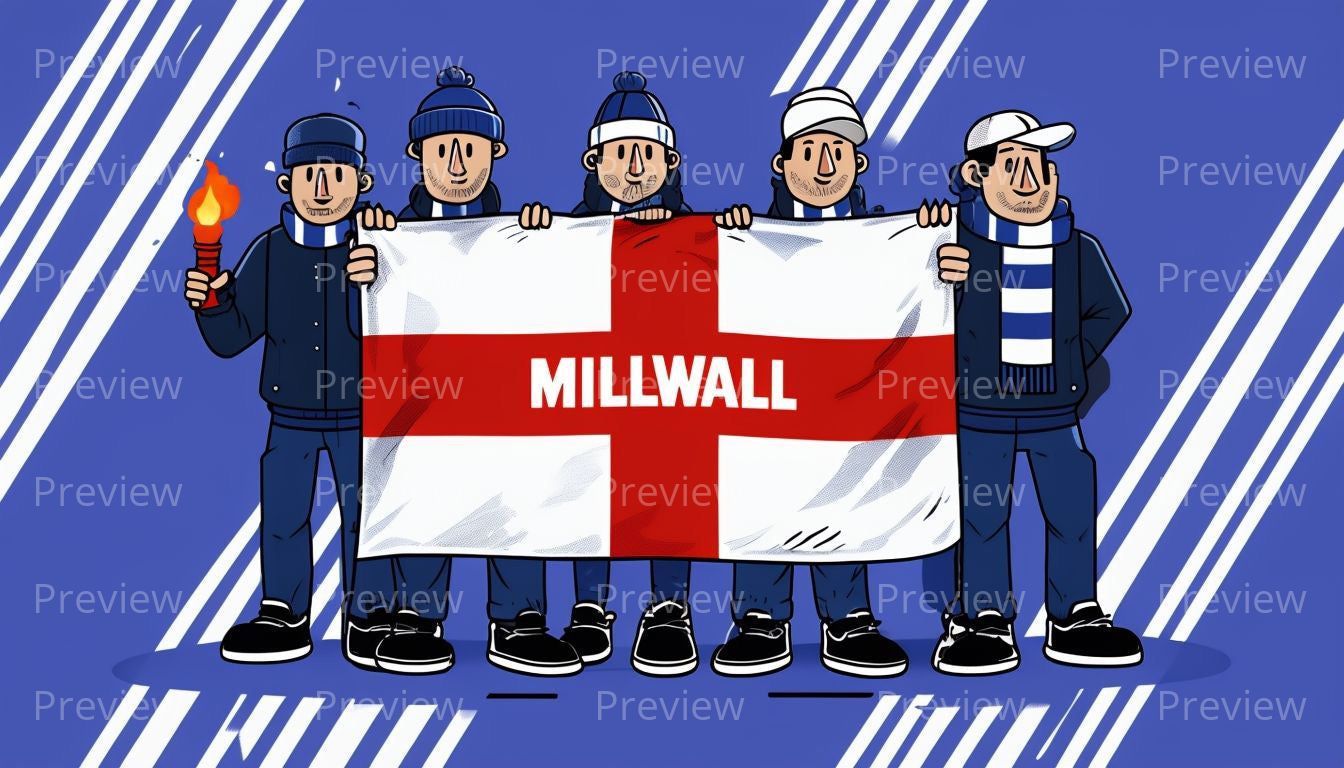 Millwall Hooligans Stickers