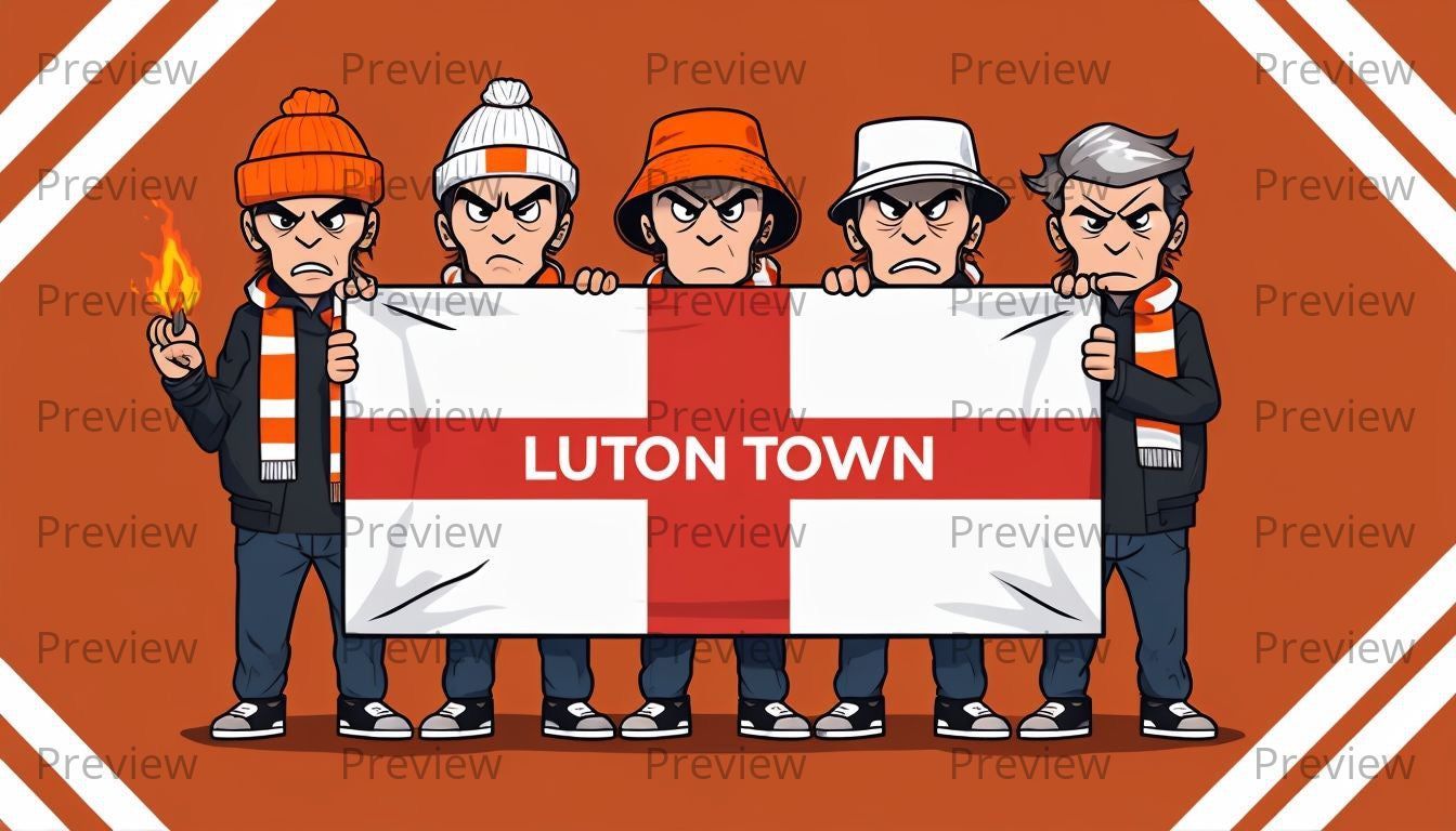 Luton Hooligans Stickers