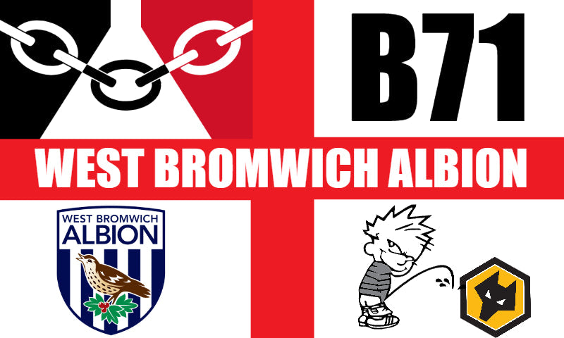 West Brom England Stickers