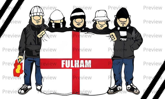 Fulham Hooligan Stickers