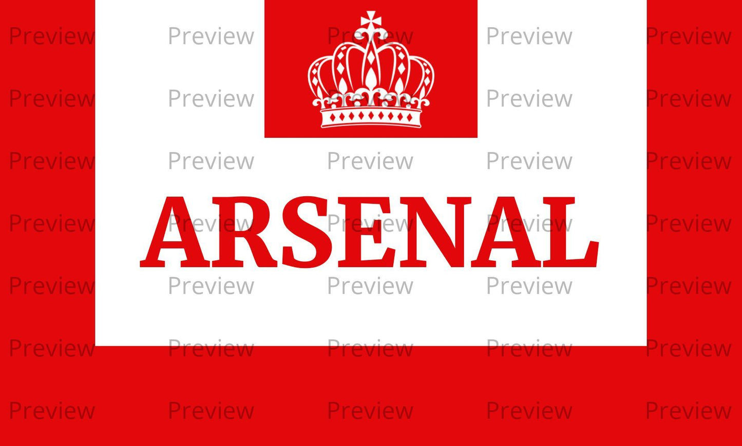 Arsenal Crown Stickers