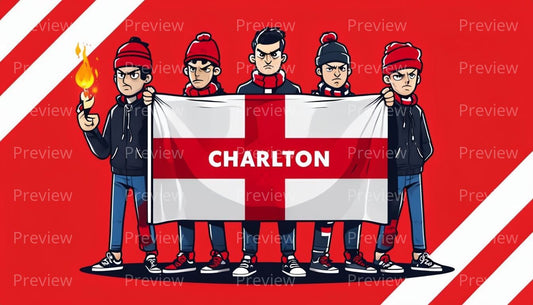 Charlton Hooligan Stickers