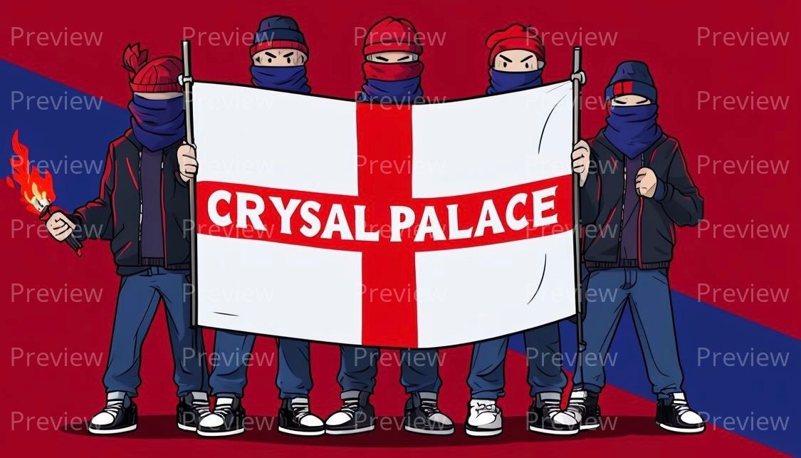 Crystal Palace Hooligans Stickers