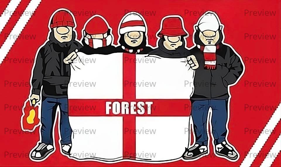 Nottingham Forest Hooligan Stickers