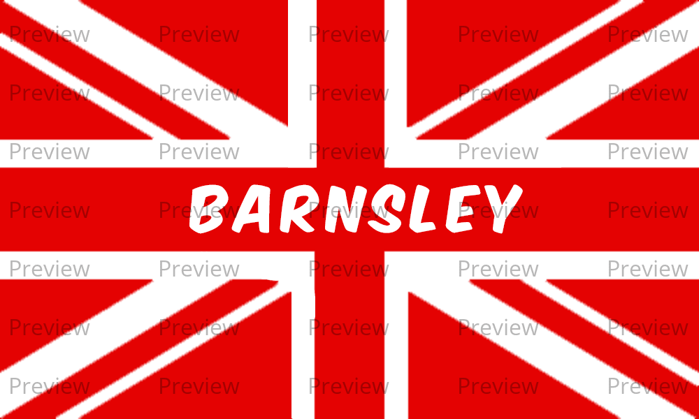 Barnsley Union Jack Stickers