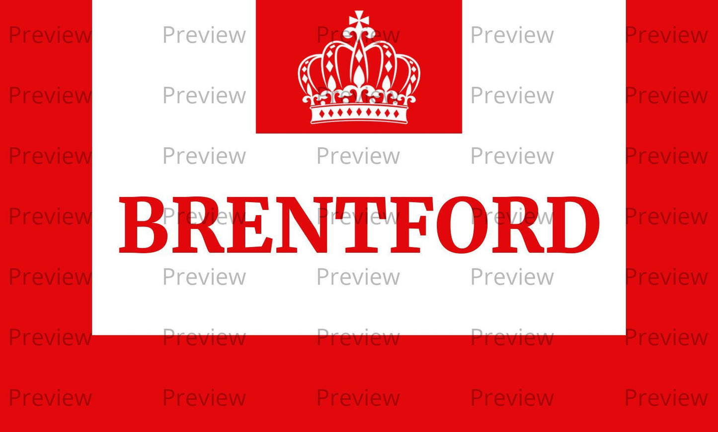 Brentford Crown Stickers