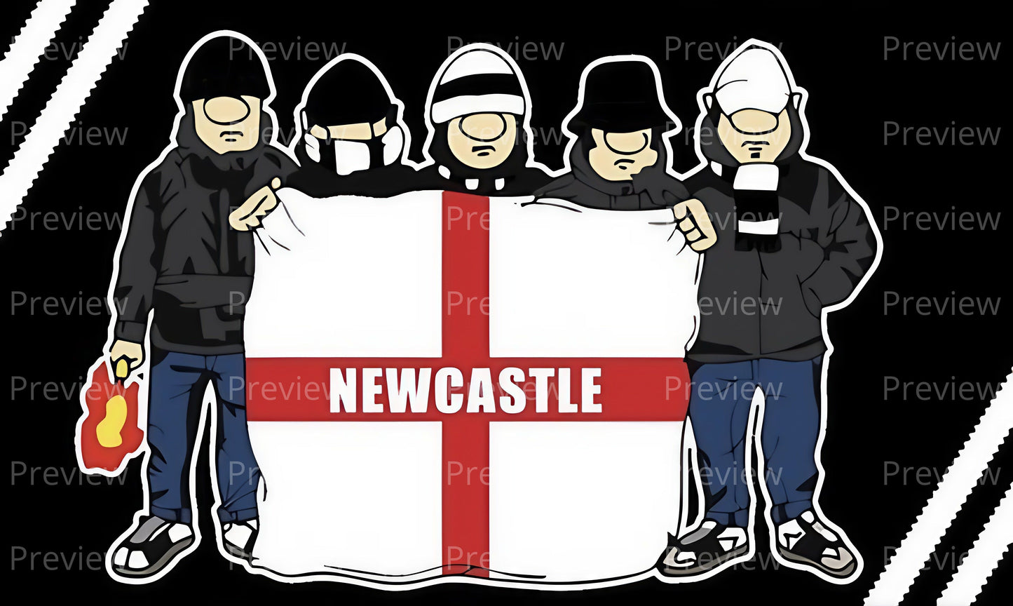 Newcastle Hooligans Sticker