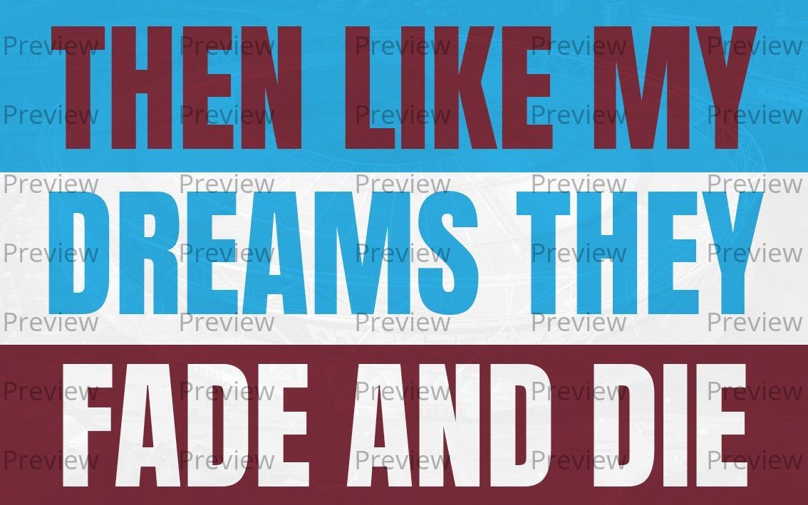 West Ham They Like My Dreams Stickers