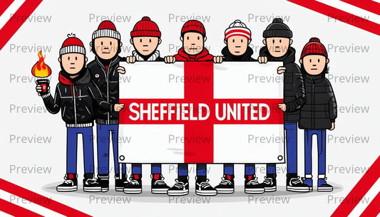 Sheffield United Hooligans Stickers