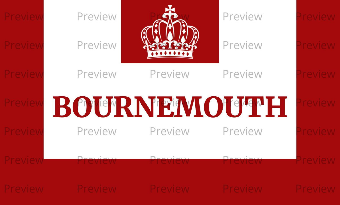 Bournemouth Crown Stickers