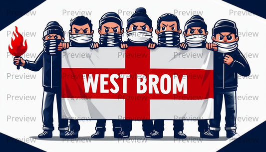 West Brom Hoolingans Stickers