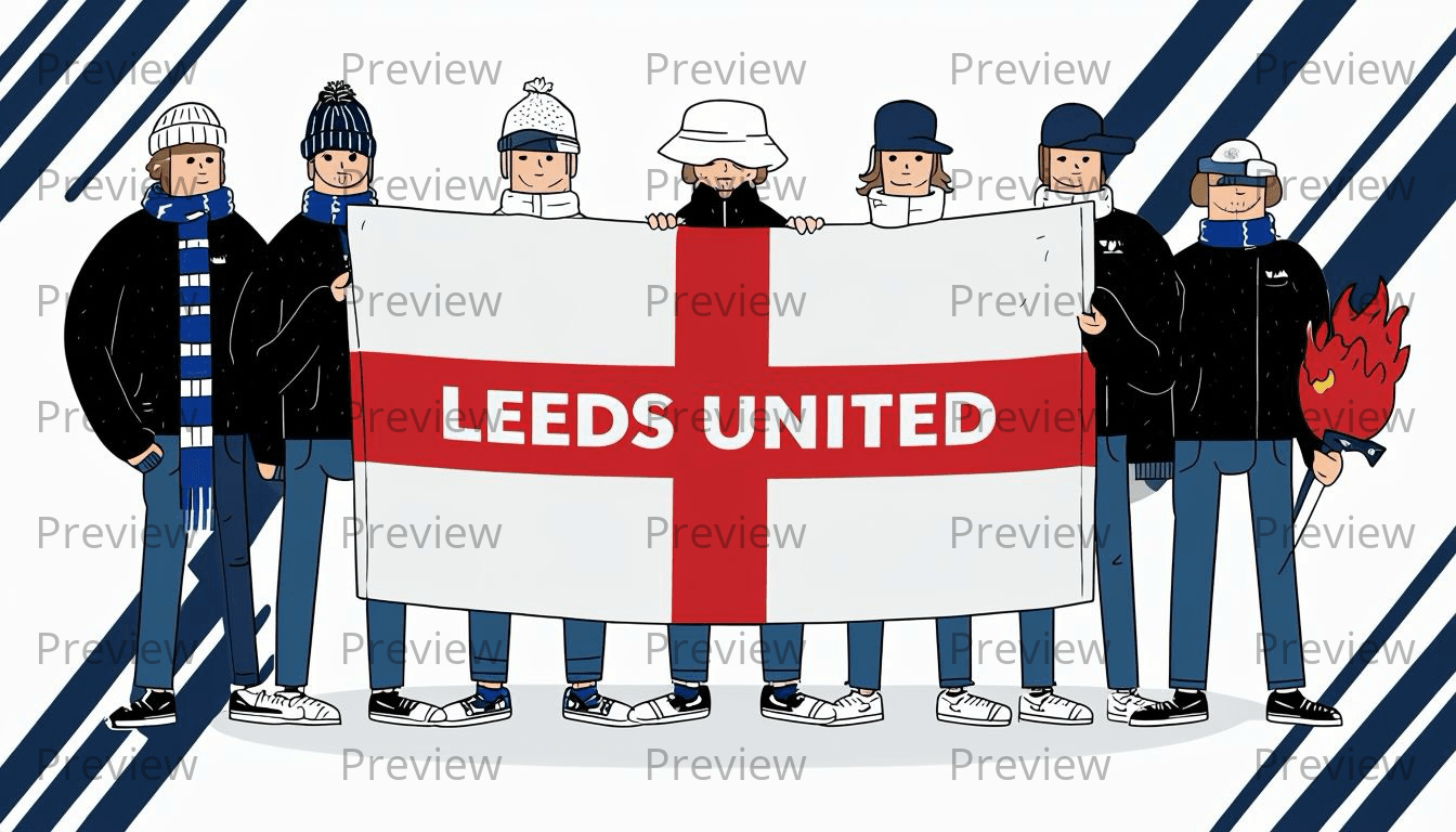 Leeds United Hooligan Stickers