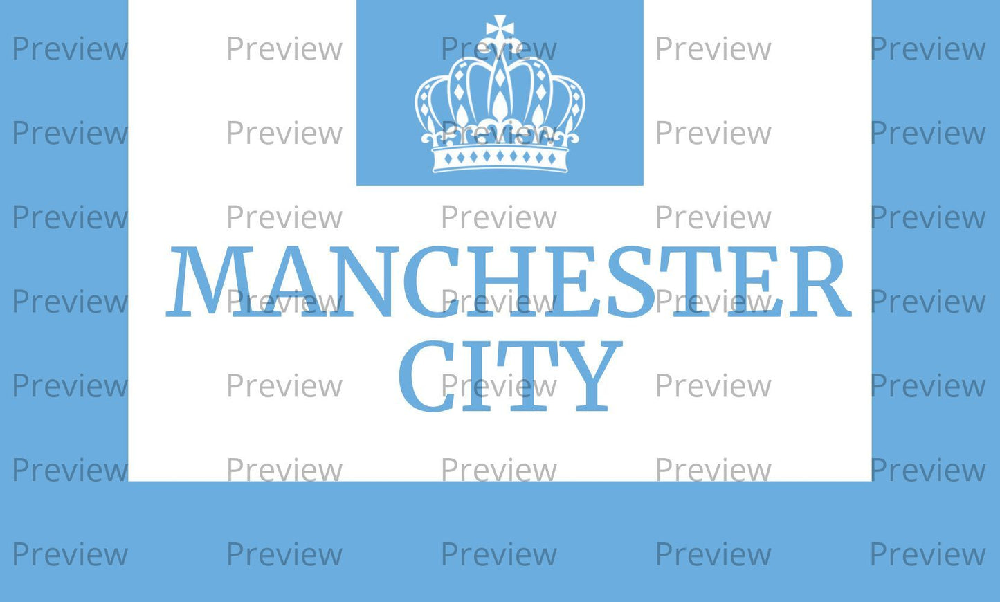 Manchester City Crown Stickers