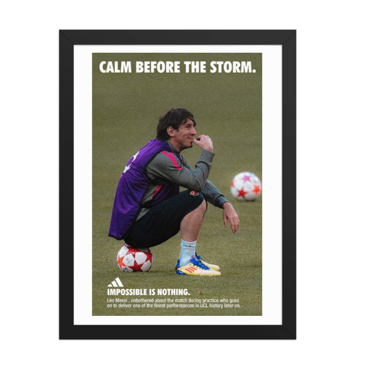Messi Quote A4 Poster