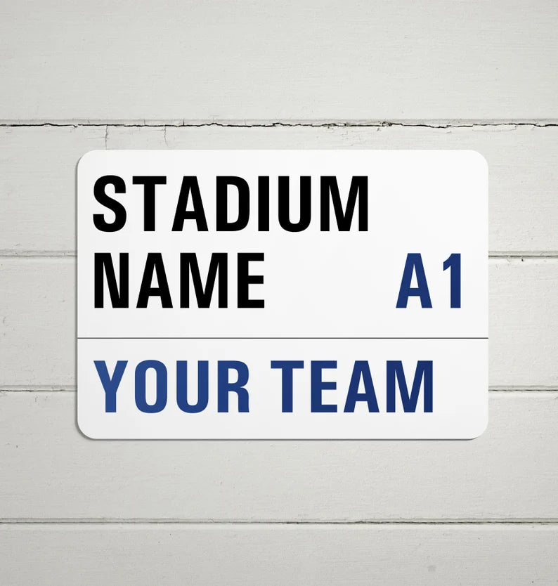 Custom Football Stadium Sign