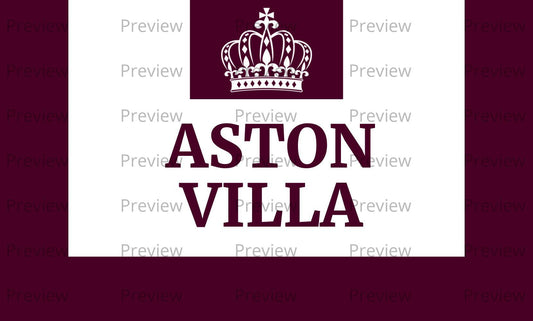 Aston Villa Crown Stickers