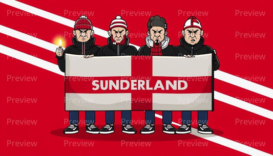 Sunderland Hooligans Stickers